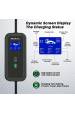 Obrázok pre Qoltec 52477 Mobilní nabíječka EV s nastavitelným 2v1 Type2 | 7 kW | 230V | CEE 3 PIN | Wi-fi | LCD | Přenosný | Wallbox | 5m