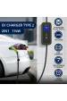 Obrázok pre Qoltec 52475 nabíjecí kabel pro elekromobily Černá Type 2 5 m