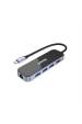 Obrázok pre UNITEK uHUB H6 Kabel USB 3.2 Gen 1 (3.1 Gen 1) Type-C Černá, Šedá