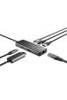 Obrázok pre Trust Dalyx - 6-v-1 USB-C multiportový adaptér, 1000 Mbit/s (stříbrný)