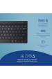 Obrázok pre R-Go Tools RGOCOUSWLBL klávesnice Univerzální Bluetooth QWERTY Americká angličtina Černá