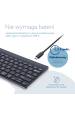 Obrázok pre R-Go Tools RGOCOUSWLBL klávesnice Univerzální Bluetooth QWERTY Americká angličtina Černá