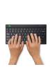 Obrázok pre R-Go Tools RGOCOUSWLBL klávesnice Univerzální Bluetooth QWERTY Americká angličtina Černá