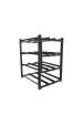 Obrázok pre Lanberg battery rack for UPS 830x650 3 rows 4 levels (12 shelves) black Lanberg (flat pack)