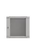 Obrázok pre Rack cabinet 19" 9U 540x350 grey glass doors