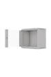 Obrázok pre Rack cabinet 19" 9U 540x350 grey glass doors