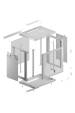 Obrázok pre Lanberg WF01-6412-23S rack 12U Nástěnný regál Šedá