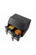 Obrázok pre Dvojitá beztuková fritéza, 2200 W, objem 8 l, LED displej