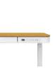 Obrázok pre Stůl ACTIVEJET s elektrickým nastavením výšky 140x70 ET119W-C bílá/dub