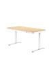 Obrázok pre Stůl ACTIVEJET s elektrickým nastavením výšky 140x70 ET119W-C bílá/dub