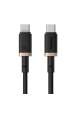 Obrázok pre Baseus Dura Kabel pro rychlé nabíjení z typu C na typ C 100 W 1 m černý, zlatý