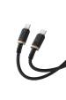 Obrázok pre Baseus Dura Kabel pro rychlé nabíjení z typu C na typ C 100 W 1 m černý, zlatý
