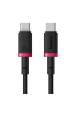 Obrázok pre Baseus Dura Kabel pro rychlé nabíjení z typu C na typ C 100 W 2 m černý, Červená
