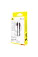 Obrázok pre Baseus Dura Kabel pro rychlé nabíjení z typu C na typ C 100 W 2 m černý, Červená