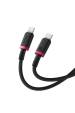 Obrázok pre Baseus Dura Kabel pro rychlé nabíjení z typu C na typ C 100 W 2 m černý, Červená