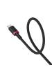 Obrázok pre Baseus Dura Kabel pro rychlé nabíjení z typu C na typ C 100 W 2 m černý, Červená