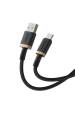 Obrázok pre Baseus Dura Rychlonabíjecí kabel USB typu A na typ C 60 W 2 m černý, Zlato