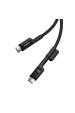 Obrázok pre Baseus Fish-Eye Rychlonabíjecí kabel USB C na USB C 1 m 100 W Černá