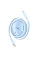 Obrázok pre Baseus Free2Pull - rozbalovací kabel 20 W USB-C – Lightning, 1 m (modrý)