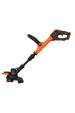 Obrázok pre Black & Decker BCST918D1-QW křovinořez / strunová sekačka 28 cm Baterie Černá, Oranžová