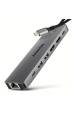 Obrázok pre Axagon HMC-7HX2 dokovací stanice/replikátor portů Kabel USB 3.2 Gen 1 (3.1 Gen 1) Type-C Šedá