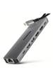 Obrázok pre Axagon HMC-7HX2 dokovací stanice/replikátor portů Kabel USB 3.2 Gen 1 (3.1 Gen 1) Type-C Šedá