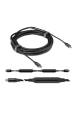 Obrázok pre CLUB3D CAC-1535 USB kabel USB 3.2 Gen 2 (3.1 Gen 2) 5 m USB C Černá