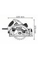Obrázok pre Bosch 0 601 668 901 přenosná kotoučová pila 19 cm 5000 ot/min 1800 W