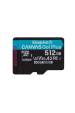 Obrázok pre Kingston Technology 512GB microSDXC karta Canvas Go! Plus Gen4 200 MB/s A2 U3 V30 + adaptér