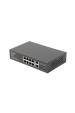 Obrázok pre Lanberg RSFE-8P-2GE-120 síťový přepínač Nespravované Gigabit Ethernet (10/100/1000) Podpora napájení po Ethernetu (PoE) 1U Černá