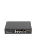 Obrázok pre Lanberg RSFE-8P-2GE-120 síťový přepínač Nespravované Gigabit Ethernet (10/100/1000) Podpora napájení po Ethernetu (PoE) 1U Černá