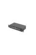Obrázok pre Lanberg RSGE-16 síťový přepínač Nespravované Gigabit Ethernet (10/100/1000) 1U Černá