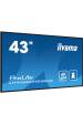 Obrázok pre iiyama LH4360UHS-B2AG sdělovací displej Digitální tabule 108 cm (42.5") LED Wi-Fi 500 cd/m² 4K Ultra HD Černá Zabudovaný procesor Android 11 24/7