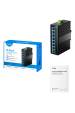 Obrázok pre Cudy 8-Port 10/100M Industrial PoE Switch Nespravované Fast Ethernet (10/100) Podpora napájení po Ethernetu (PoE) Černá