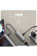 Obrázok pre Axagon RVC-HI8KPD, USB-C -> HDMI 2.1 redukce / adaptér, 8K/60Hz, 4K/144Hz, HDR10+, PD100W 0,16 m USB typu C HDMI + USB Type-C