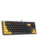 Obrázok pre Tracer HORNET 87 klávesnice Obsahuje myš Hraní USB QWERTY Anglický Černá, Žlutá