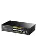 Obrázok pre Cudy GS1010P síťový přepínač Gigabit Ethernet (10/100/1000) Podpora napájení po Ethernetu (PoE) Stolní/nástěnná montáž Černá