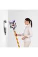 Obrázok pre Dyson V8 Absolute Tyčový vysavač 2 v 1 Baterie Suchý Bezsáčkové Stříbrná, Žlutá