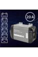 Obrázok pre Qoltec 51953 Chytrá nabíječka Monolith pro LiFePO4 AGM GEL SLA baterie | 20A | 24V