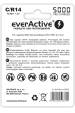Obrázok pre Nabíjecí baterie everActive Ni-MH R14 C 5000 mAh Professional Line