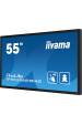 Obrázok pre iiyama TF5539AS-B1AG sdělovací displej Stánkový design 138,7 cm (54.6") LED 435 cd/m² 4K Ultra HD Černá Dotyková obrazovka Zabudovaný procesor Android 11 24/7