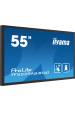 Obrázok pre iiyama TF5539AS-B1AG sdělovací displej Stánkový design 138,7 cm (54.6") LED 435 cd/m² 4K Ultra HD Černá Dotyková obrazovka Zabudovaný procesor Android 11 24/7