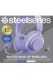 Obrázok pre Steelseries Arctis Nova 3P Sluchátka s mikrofonem Bezdrátový Přes hlavu Hudba / volný čas Bluetooth Levandule