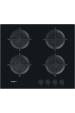 Obrázok pre Whirlpool AKT 616/NB Černá Vestavěné 60 cm Plynový 4 zóna/zón