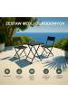 Obrázok pre Extralink Small Black Forest Garden Furniture Set, Two Chairs + Black Table sada venkovního nábytku Černá