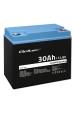 Obrázok pre Qoltec 53703 LiFePO4 lithium-železitý fosfátový akumulátor | 12,8 V | 30 Ah | 384 Wh | BMS