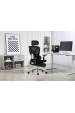 Obrázok pre Ergonomická kancelářská židle Activejet YK848 černá