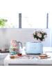 Obrázok pre Smeg TSF01PBEU toustovač 6 2 krajíců 950 W Modrá