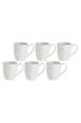 Obrázok pre Set of 6 mugs 110 ml Porcellana Lunia