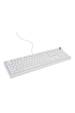 Obrázok pre GENESIS NKG-2300 klávesnice Univerzální USB QWERTY Anglický Bílá